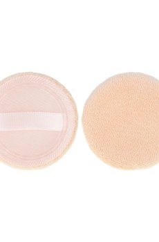 Спонж-пуховка для пудры Cosmo Shop бежевый, 55 мм, 2 шт (CS050B)