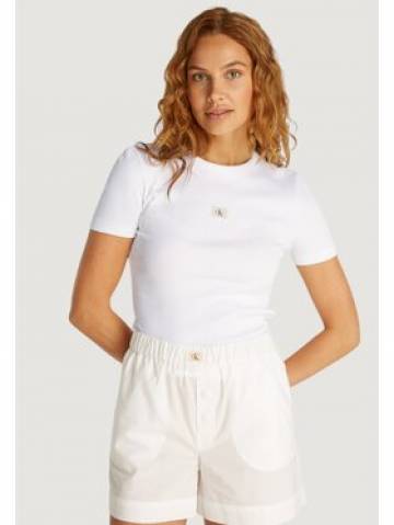 Calvin Klein Jeans Футболка J20J225245 Білий Slim Fit Calvin Klein Jeans Футболка J20J225245 Білий Slim Fit