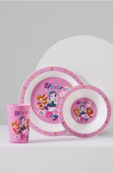 Набір: миска, тарілочка і кухлик PAW Patrol - різнобарвний