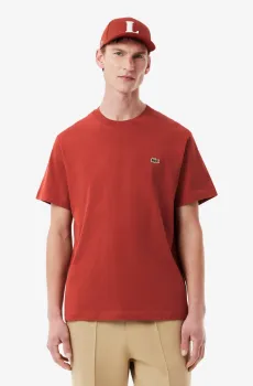 Мужская коричневая футболка Classic fit Коричневый L Lacoste TH7318AFS