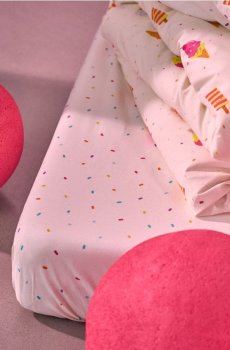 Простирадло з гумкою - різнобарвний