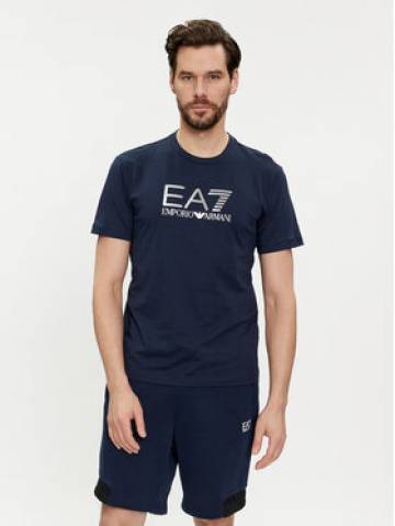 EA7 Emporio Armani Футболка 3DPT71 PJM9Z 1554 Cиній Regular Fit EA7 Emporio Armani Футболка 3DPT71 PJM9Z 1554 Cиній Regular Fit