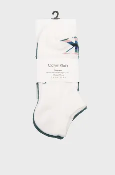 Женские черные носки (2 пары) MONOGRAM Черный 39-42 Calvin Klein 701228807