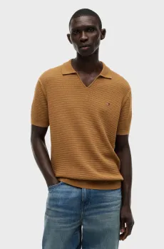 Мужское бежевое поло SEASONAL Бежевый XL Tommy Hilfiger MW0MW43243