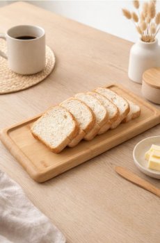 Бамбукова таця для сервірування - бежевий