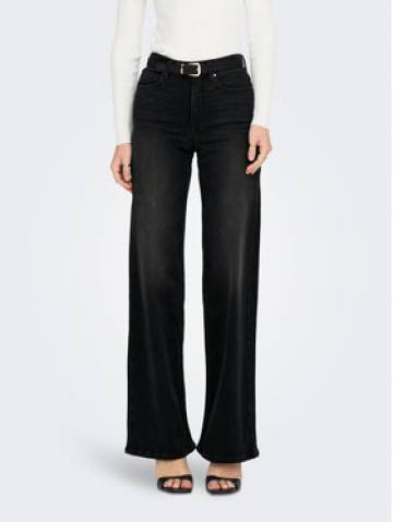 ONLY Джинси 15299796 Чорний Wide Leg ONLY Джинси 15299796 Чорний Wide Leg