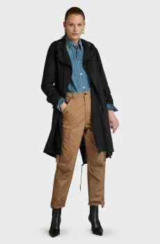 Женская черная парка Fluid Черный M G-Star RAW D24255,D520