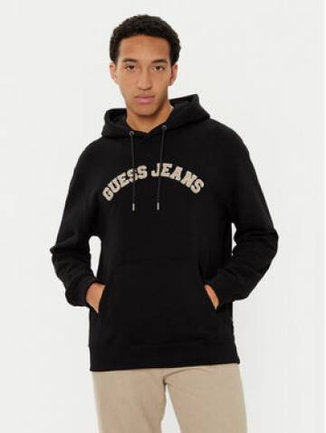 Guess Jeans Світшот M5RQ44 KCPR1 Чорний Regular Fit Guess Jeans Світшот M5RQ44 KCPR1 Чорний Regular Fit