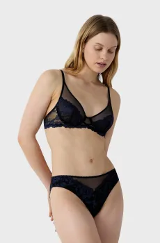 Женские черные трусики-слипы DANSEUSE Черный S Etam 6551785
