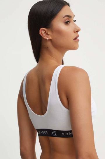 Бюстгальтер Armani Exchange цвет белый однотонный 947029 CC502 Бюстгальтер Armani Exchange цвет белый однотонный 947029 CC502