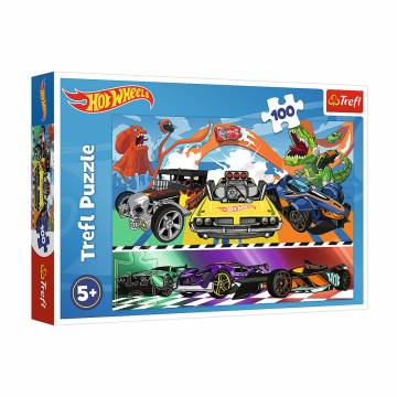Пазлы Trefl Hot Wheels Скоростные машины, от 5 лет, 100 элементов (16466) Пазлы Trefl Hot Wheels Скоростные машины, от 5 лет, 100 элементов (16466)