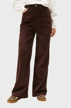 Женские темно-коричневые вельветовые брюки CLAIRE Коричневый 27-32 Tommy Jeans DW0DW21700