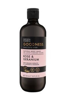 Гель для душа Baylis & Harding Goodness Natural Body Wash, Rose & Geranium, 500 мл