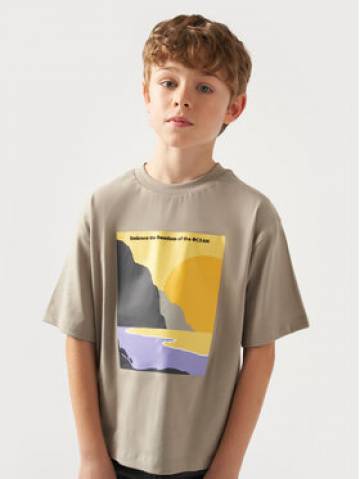 Mayoral Футболка 6039 Бежевий Regular Fit Mayoral Футболка 6039 Бежевий Regular Fit