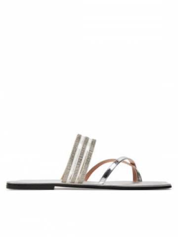 Pollini Вєтнамки SA28220C0ITY199A Срібний Pollini Вєтнамки SA28220C0ITY199A Срібний