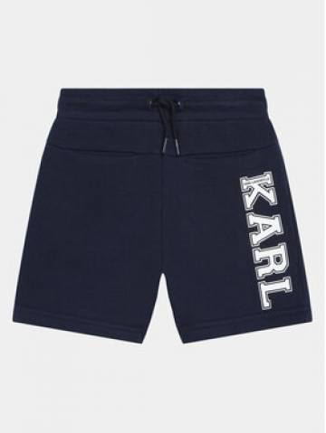 Karl Lagerfeld Kids Спортивні шорти Z30025 S Cиній Regular Fit Karl Lagerfeld Kids Спортивні шорти Z30025 S Cиній Regular Fit