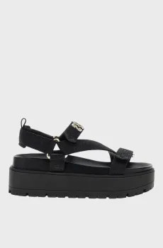 Женские черные сандалии Черный 36 Guess FLJFTT.FAL03;BLACK