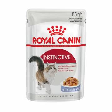 Влажный корм для взрослых кошек Royal Canin Instinctive кусочки в желе, 85 г (40740010)
