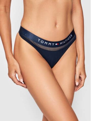 Tommy Hilfiger Стрінги Thong UW0UW00064 Cиній
