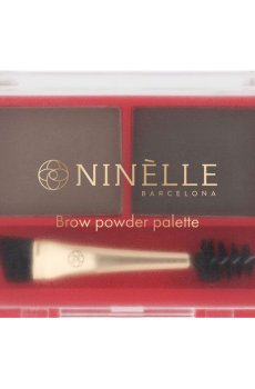 Пудра для макияжа бровей Ninelle Chic 634 Серо-коричневый, 3 г