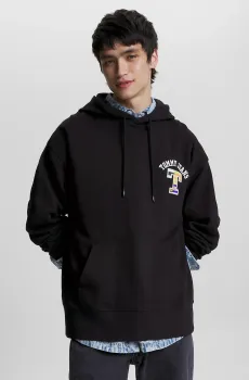 Мужское черное худи TJM RLX LUXE GRAPHIC Черный S Tommy Jeans DM0DM16809