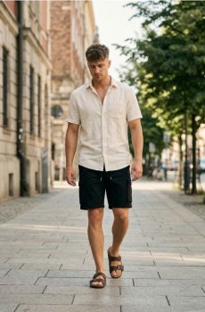 Шорти карго - чорний