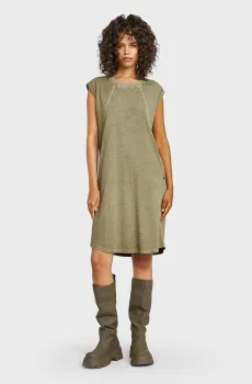 Женское оливковое платье Seam Оливковый M G-Star RAW D26081,C756