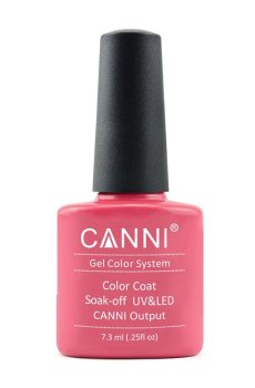 Уценка! Гель-лак для ногтей Canni Gel Color System Color Coat Soak-off UV&LED 043 Темно-коралловый, 7.3 мл