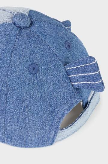 Детская хлопковая кепка Mayoral Newborn с принтом