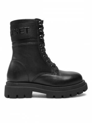 TWINSET Черевики туристичні 242GCJ03A M Чорний TWINSET Черевики туристичні 242GCJ03A M Чорний