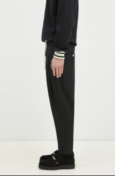 Брюки с примесью шерсти Drôle de Monsieur Le Pantalon Cropped