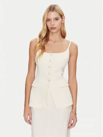 Simona Corsellini Топ P25CPTO00801 Бежевий Slim Fit Simona Corsellini Топ P25CPTO00801 Бежевий Slim Fit