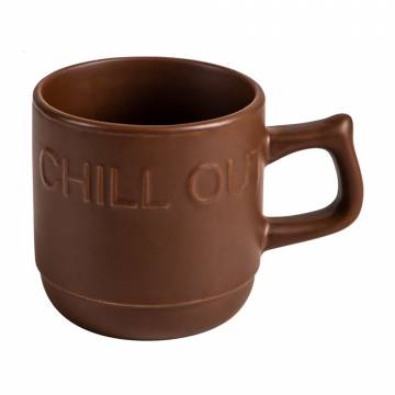 Чашка Limited Edition Chillout коричневая, 240 мл (YF6034-2) Чашка Limited Edition Chillout коричневая, 240 мл (YF6034-2)