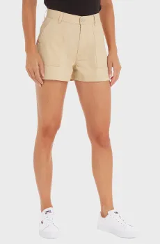 Женские бежевые шорты TJW HARPER HR GABARDINE Бежевый 29 Tommy Jeans DW0DW15588