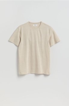 Reserved - Лляна футболка - бежевий - 822JM-08M