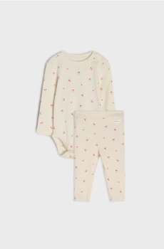 Комплект: боді та штанці - нюдовий