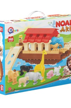 Конструктор блочный TechnoK Ноев ковчег, в коробке, от 3 лет, 190 деталей (1348)