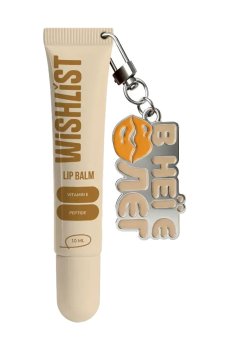 Бальзам-блеск для губ WISHLiST Lip Balm с брелком В неї є Олєг, Blessed Honey, 10 мл