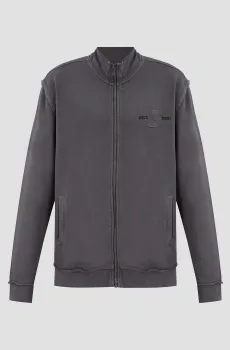 Мужская темно-серая спортивная кофта Серый S Guess Z5RQ08.KCE90;G9I4