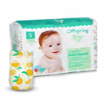 Подгузники Offspring Tangy Orange, размер S (3-6 кг), 48 шт Подгузники Offspring Tangy Orange, размер S (3-6 кг), 48 шт