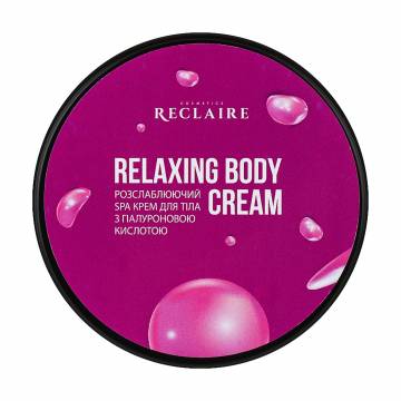 Уценка! Расслабляющий Spa крем для тела Reclaire Relaxing Body Cream с гиалуроновой кислотой, 200 мл Уценка! Расслабляющий Spa крем для тела Reclaire Relaxing Body Cream с гиалуроновой кислотой, 200 мл