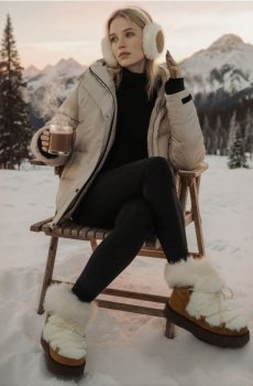 Чоботи для снігу - різнобарвний