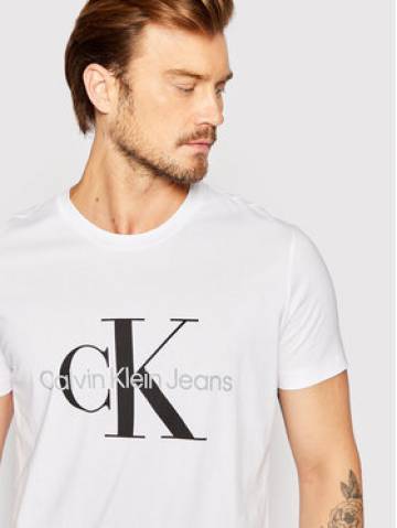 Calvin Klein Jeans Футболка J30J320935 Білий Slim Fit Calvin Klein Jeans Футболка J30J320935 Білий Slim Fit