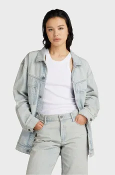 Женская голубая джинсовая куртка Oversized Голубой L G-Star RAW D24340,D536