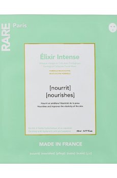 Увлажняющая тканевая маска для лица RARE Paris Elixir Intence Ecological Cellulose Facial Mask, 23 мл