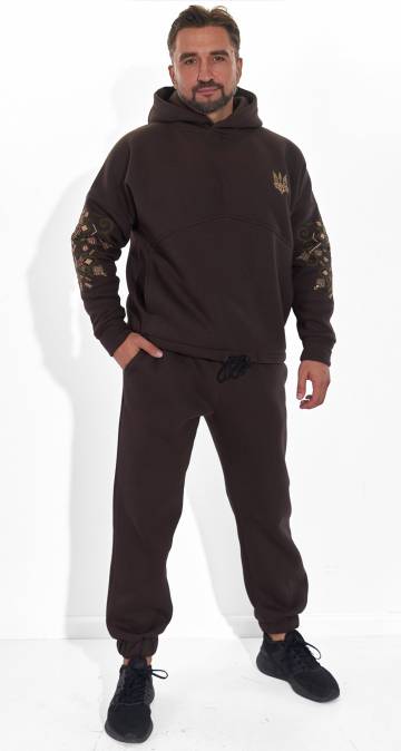 Чоловічі спортивні костюми Lemanta Теплий костюм з українською вишивкою 176 см (59054587914)