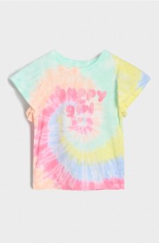 Різдвяна футболка з котом - різнобарвний