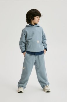 Reserved - Трикотажний комплект оверсайз - синій - 615HR-55X