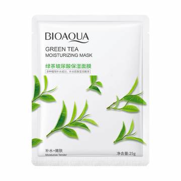 Тканевая маска для лица Bioaqua Green Tea Moisturizing Mask с экстрактом зеленого чая, 25 г Тканевая маска для лица Bioaqua Green Tea Moisturizing Mask с экстрактом зеленого чая, 25 г