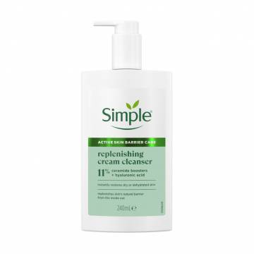 Средство для умывания Simple Replenishing Cream Cleanser, 240 мл Средство для умывания Simple Replenishing Cream Cleanser, 240 мл